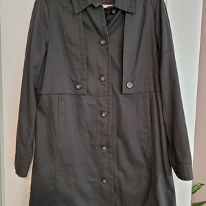 Garnet Hill Organic Cotton Utility Trench Coat